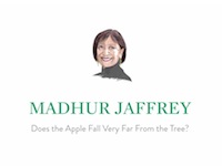 The MADFeed: Madhur Jaffrey, Does the Apple Fall Far from the Tree?